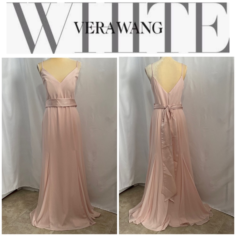 White by Vera Wang pink blush formal gown.  Size 12